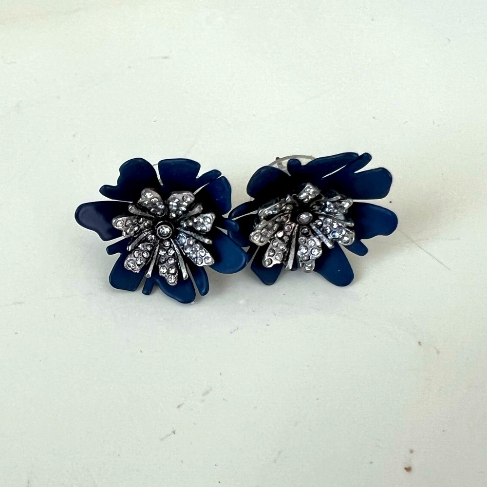 Blue Flower earrings